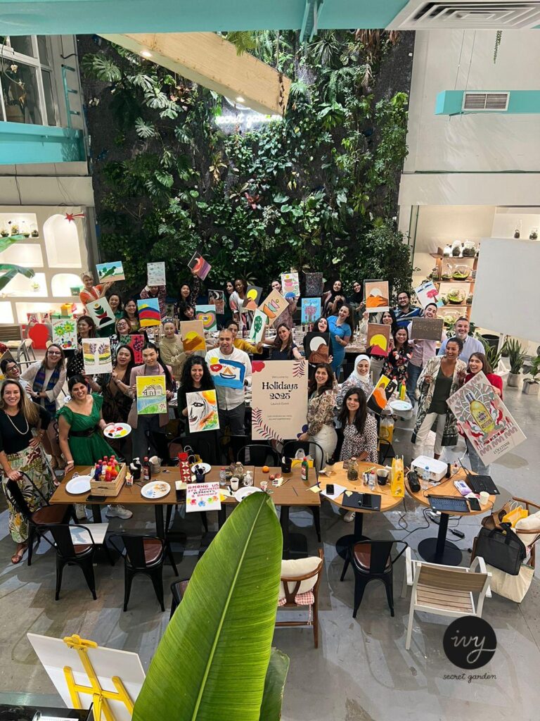 corporate event with team building activity| Ivy's Secret Garden