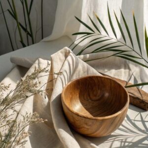 Wooden bowl