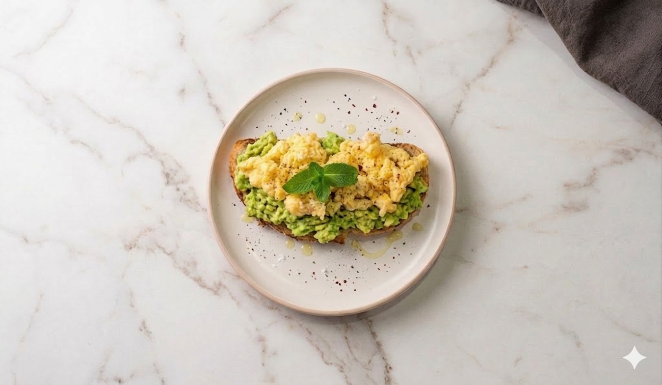 Avocado Eggs Toastie