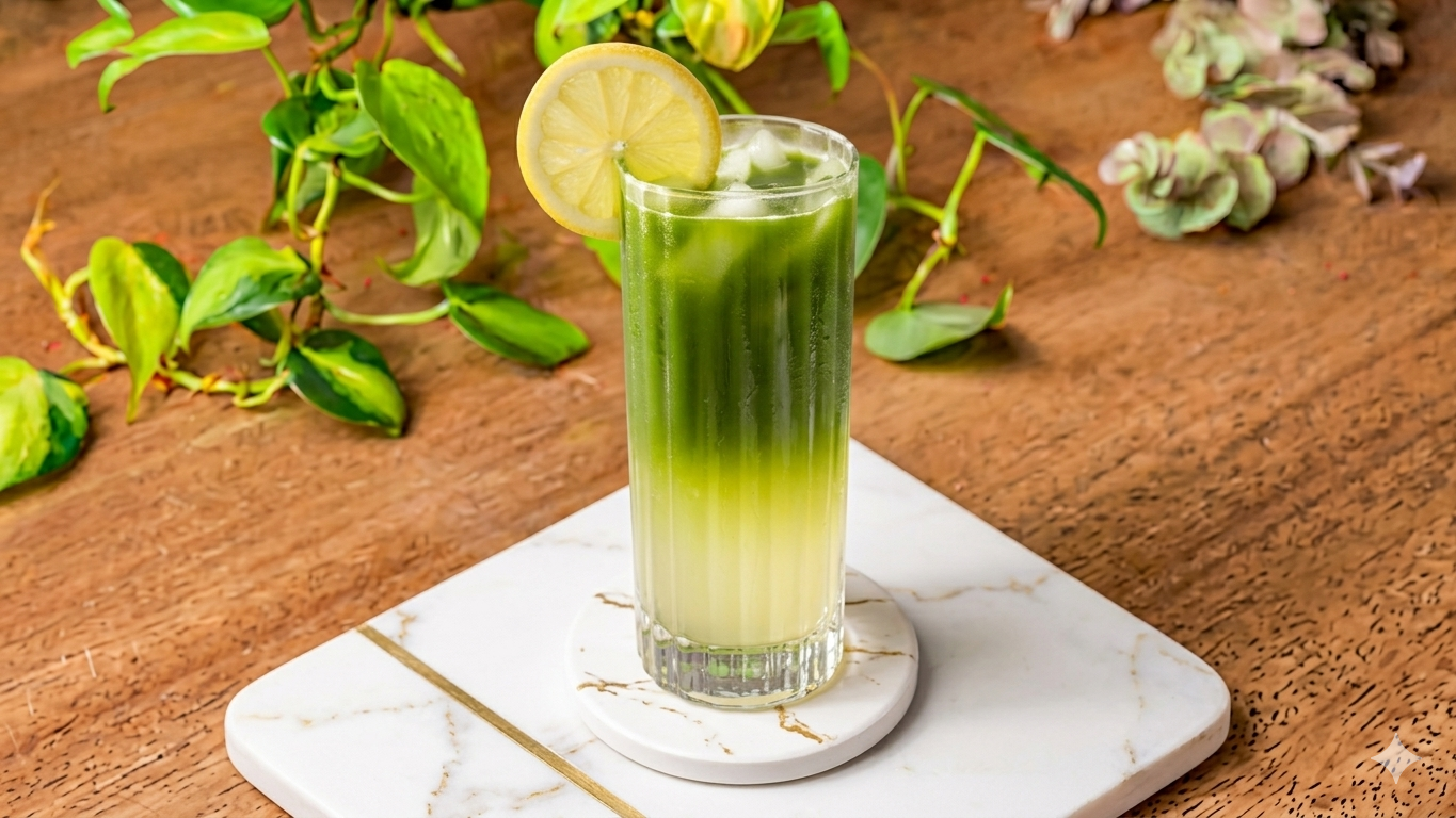 Iced Matcha Lemonade