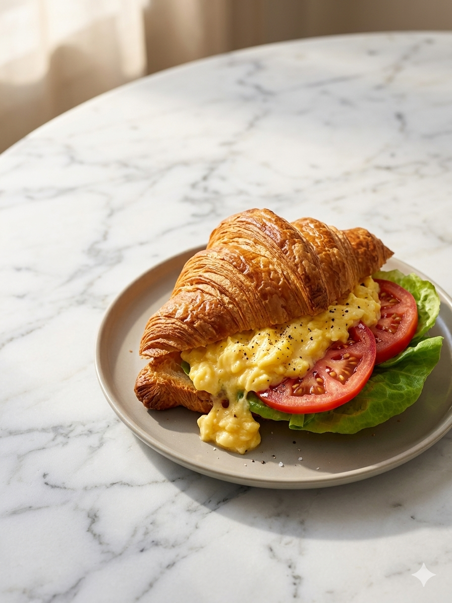 Scrambled Eggs Croissant